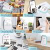 Portable Mini Thermal Label Printer Bluetooth Photo Printer 1 Roll Thermal Paper