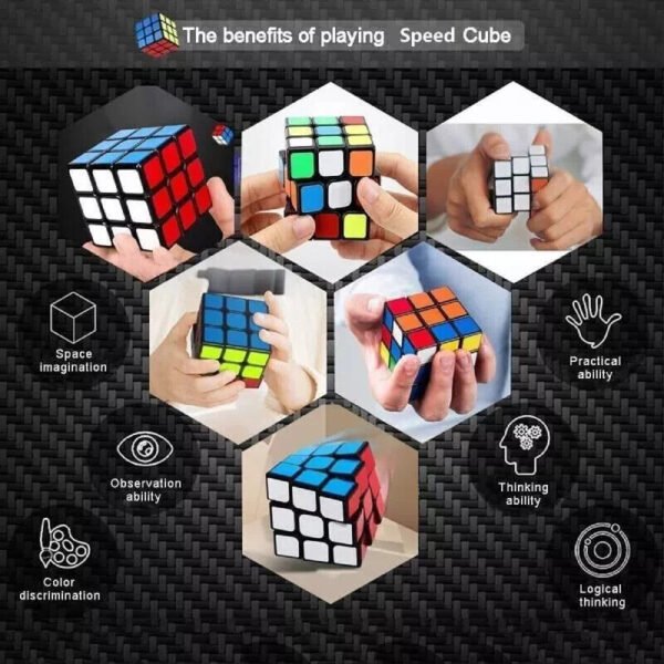 Magic Cube Toys 3x3 Mind Game Classic  Speed Kids Adults Magic Puzzle Rubic
