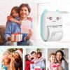 Portable Mini Thermal Label Printer Bluetooth Photo Printer 1 Roll Thermal Paper